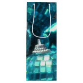 Blue Baubles cadeawijn Wijn Cadeautas (Voorkant)