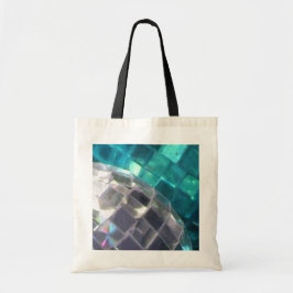 Blue Baubles canvas tas