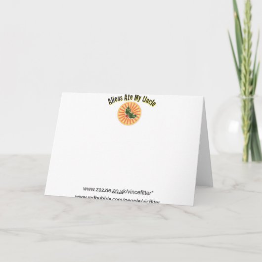 Blue Baubles Christmas Kaart (Achterkant)