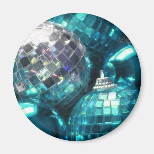 Blue Baubles friet magnet (Voorkant)