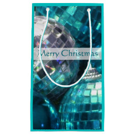 Blue Baubles Merry kerstcadeau kleine kleine tas Klein Cadeauzakje