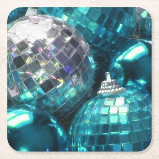 Blue Baubles onderzetter (Voorkant)