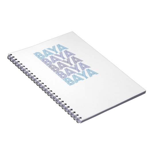 Blue Baya Notitieboek (Rechterzijde)