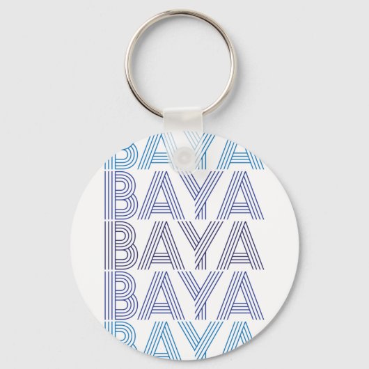 Blue Baya Sleutelhanger (Voorkant)