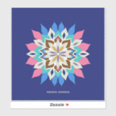 Blue Bayou grote glanzende sticker (Vel)