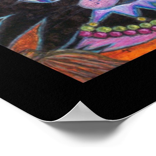 Blue Bayou Jazz Cat Poster (Hoek)