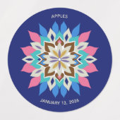 Blue Bayou-lijm Labels (Design 2)