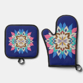 Blue Bayou Ovenwant & Pannenlap Set (Voorkant)