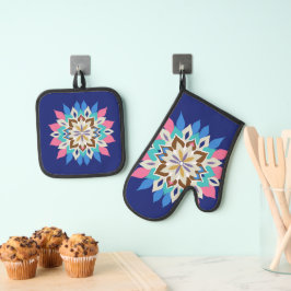 Blue Bayou  Ovenwant & Pannenlap Set