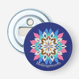 Blue Bayou Roodvrijstalen Flesopener Button Flesopener