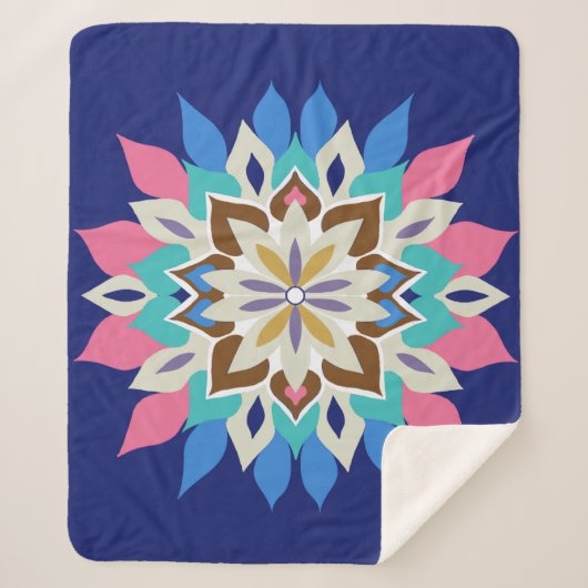 Blue Bayou Sherpa 60 x 80 Deken (Voorkant)