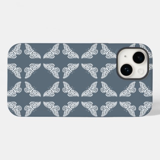 Blue Bayoux Arts and Crafts Butterflies Case-Mate iPhone Case (Achterkant (horizontaal))