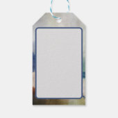 Blue Be Merry Holiday Cadeaulabel (Achterkant)