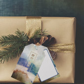 Blue Be Merry Holiday Cadeaulabel