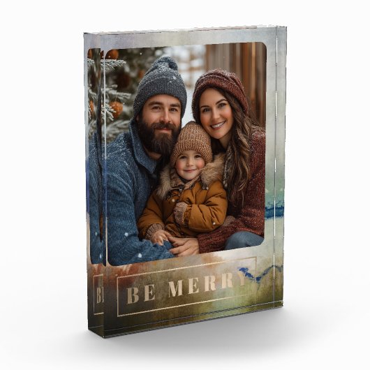 Blue Be Merry Vakantie Fotoblok (Links)