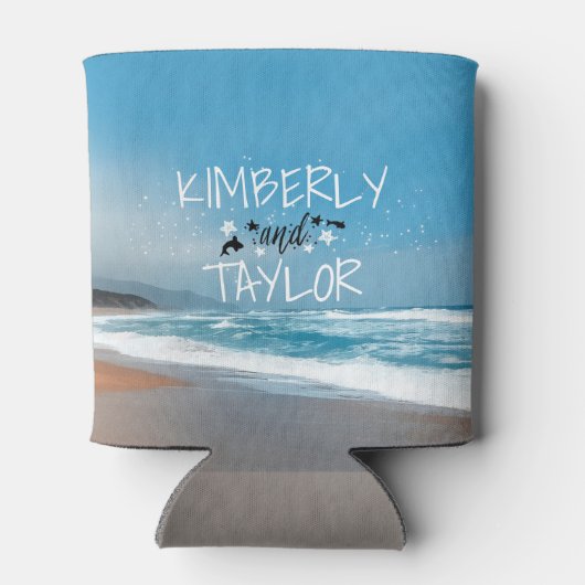 Blue Beach bruiloft Blikjeskoeler