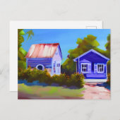 Blue Beach Cottage | Contact houden Briefkaart (Voorkant / Achterkant)