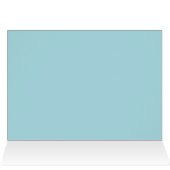 Blue Beach Getaway Tent/Table Card (Binnen Horizontaal (Boven))