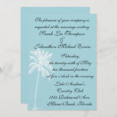 Blue Beach Getaway-uitnodiging 5 x 7 Kaart (Voorkant / Achterkant)