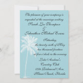 Blue Beach Getaway-uitnodiging 5 x 7 Kaart (Voorkant)