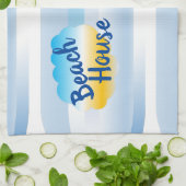 Blue Beach House Tea Towel Theedoek (Gevouwen)