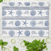 Blue Beach - Keukenhanddoeken (Gevouwen)