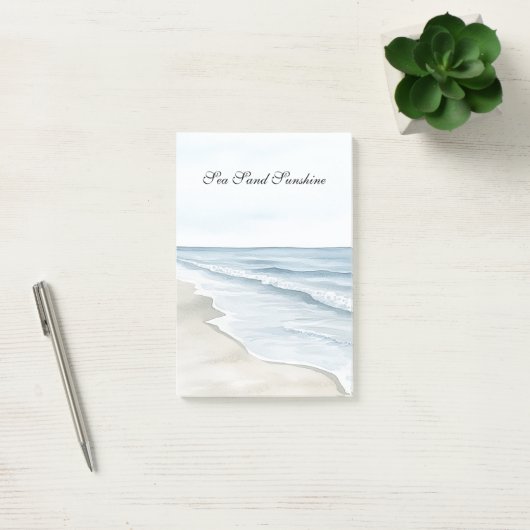 Blue Beach Ocean Post-it® Notes (Kantoor)