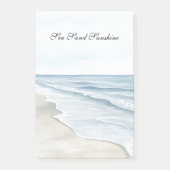 Blue Beach Ocean Post-it® Notes (Voorkant)