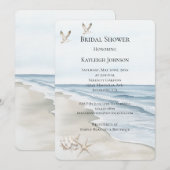 Blue Beach Ocean Vrijgezellenfeest Kaart (Voorkant / Achterkant)