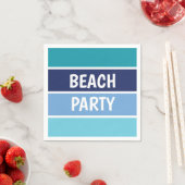 Blue Beach Party Servet (Insitu)