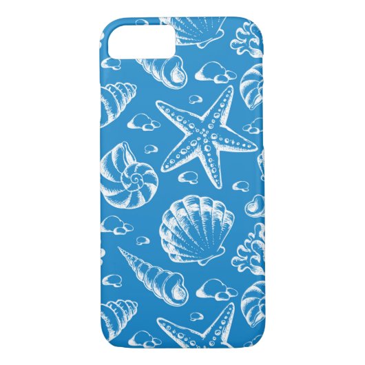 Blue Beach Patroon Case-Mate iPhone Case (Achterkant)