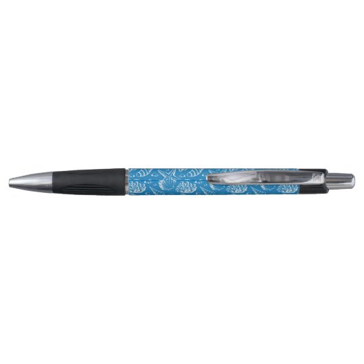 Blue Beach Patroon | Monogram Pen (Achterkant)