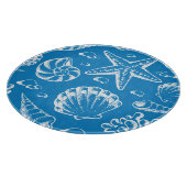 Blue Beach Patroon Snijplank (Hoek)