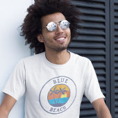 Blue Beach, Puerto Rico Faded Classic Style T-shirt