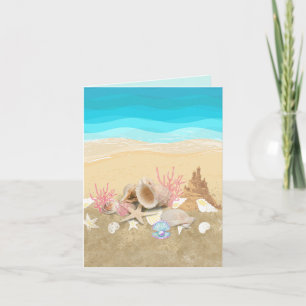 Blue Beach Shell Shells Kaart