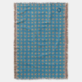 Blue Beach Shell Zeester Egypte Patronen Deken (Voorkant Verticaal)