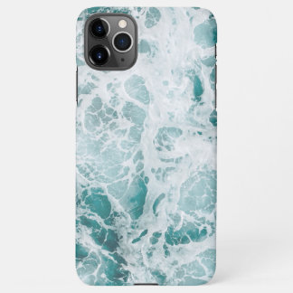 Blue Beach Waves Phone Case iPhone 11Pro Max Hoesje