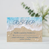 Blue Beach Waves RSVP (Staand voorkant)