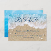 Blue Beach Waves RSVP (Voorkant / Achterkant)