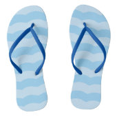 Blue Beach Waves Teenslippers (Voetbed)