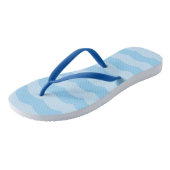Blue Beach Waves Teenslippers (Schuin)