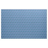 Blue Beakers Chemistry Science Tiled Design Fabric Stof (Fat Quarter)