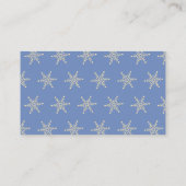 Blue Beanie Boy Baby shower Luier Raffle Ticket Informatiekaartje (Achterkant)