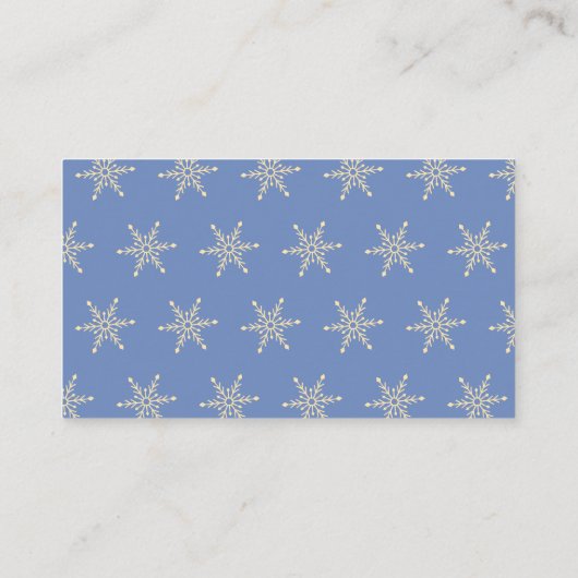 Blue Beanie Boy Baby shower Luier Raffle Ticket Informatiekaartje (Achterkant)