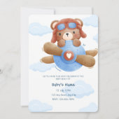 Blue Bear Aviation Avonturen Uitnodiging (Voorkant)