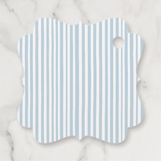 Blue Bear Baby Shower  Bedankjes Labels (Achterkant)