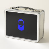 Blue Beard Metal Lunch Box (Achterkant)