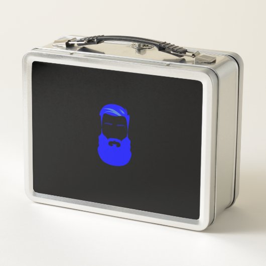 Blue Beard Metal Lunch Box (Achterkant)