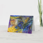 Blue Beast Running Bedankkaart (Voorkant)