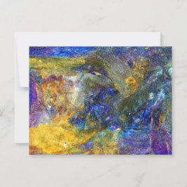 Blue Beast Running Briefkaart